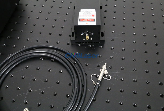 355nm Pulsed UV 50mW Fiber Coupled Laser Pulse Width 5~20ns